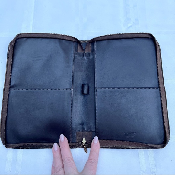 Louis Vuitton VINTAGE RARE Monogram Agenda Organizer Zip-Around Pouch (70s-80s) - Picture 3 of 15